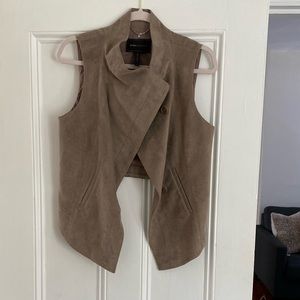 FINAL SALE|BCBG | Size: S | Suede-like Vest